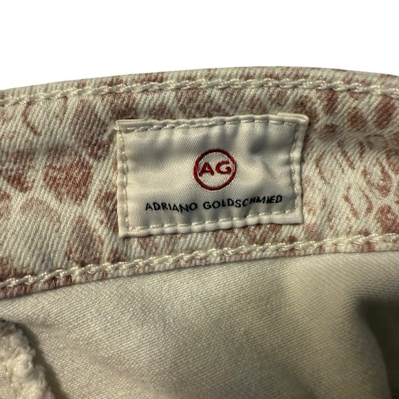 AG Adriano Goldschmied | The Farrah Skinny Ankle Jean in Snake Skin | Sz 27R - Picture 10 of 13